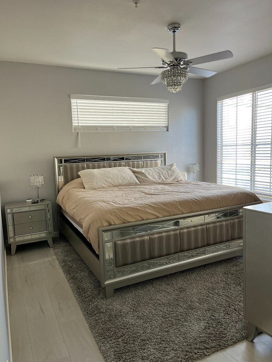 Master bedroom King size bed