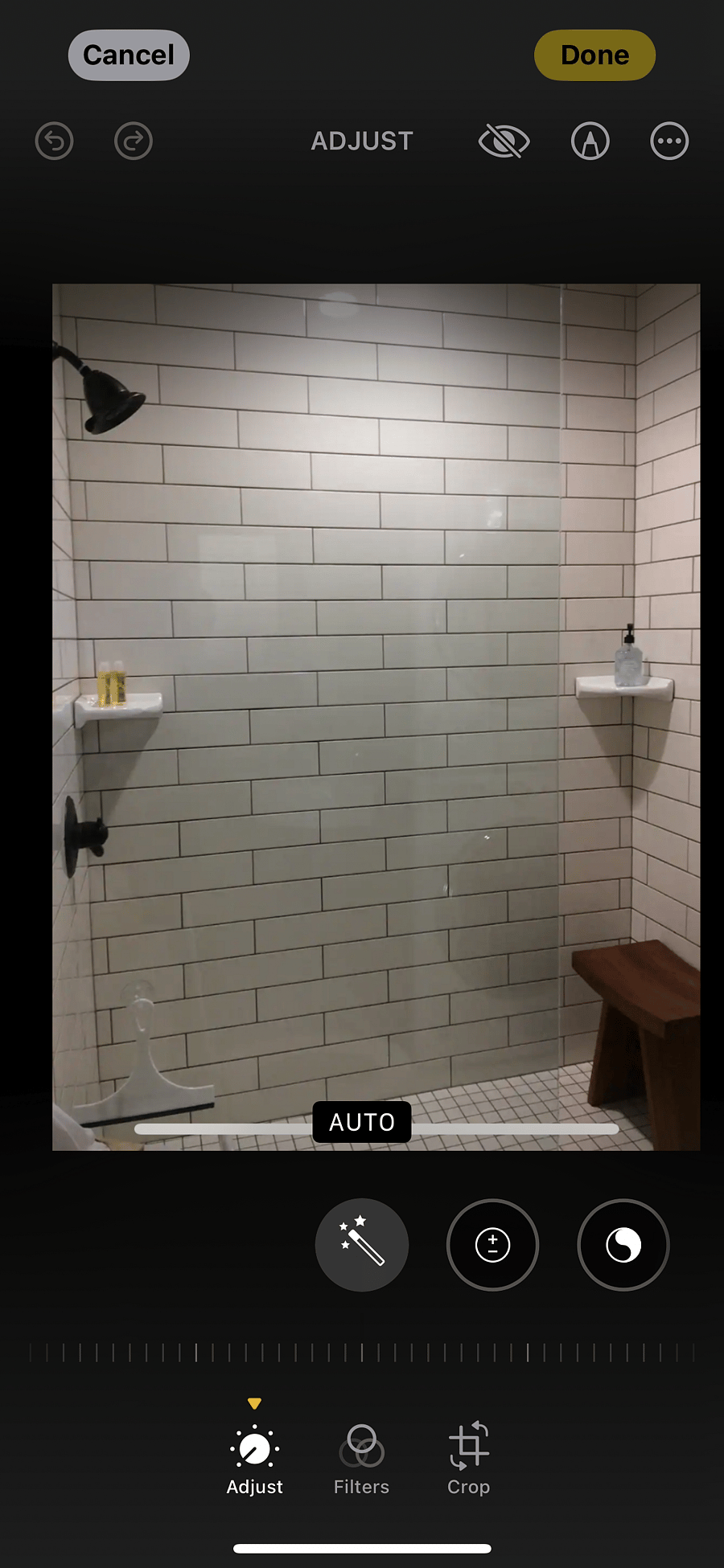 walk-in shower