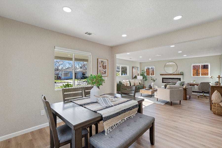 Dining Room and Living Room 