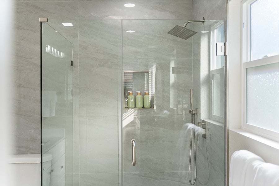 Master Bathroom shower 
