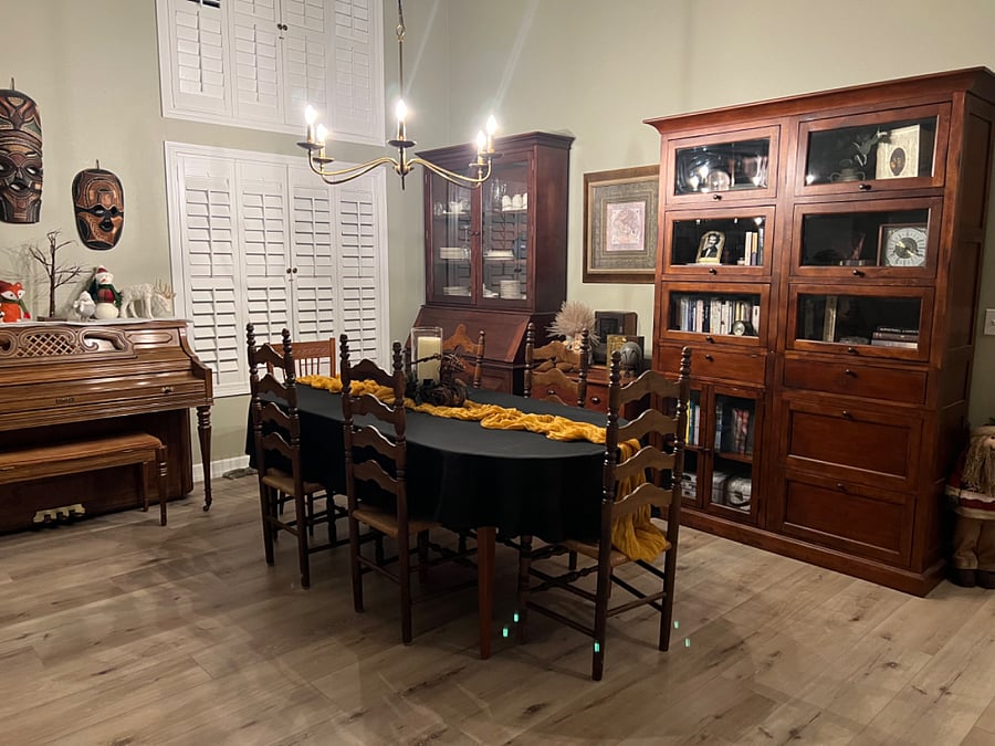 Dining Room open to the living room