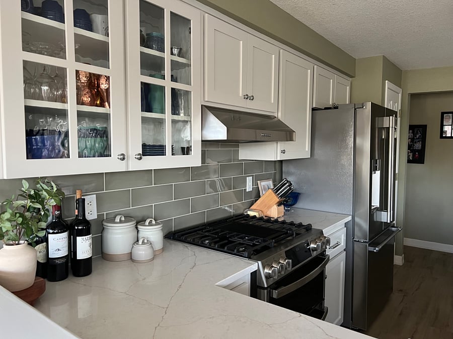 Newly remodeled kitchen