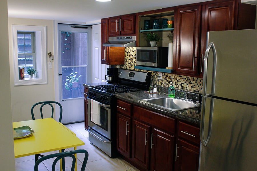 Kitchen and dining area