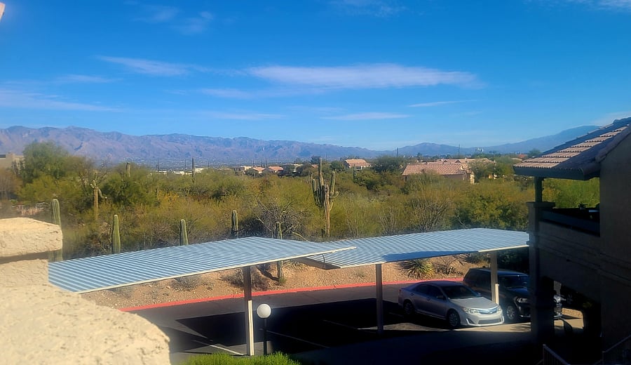 View from balcony