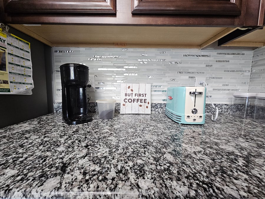 Single serve coffee maker, toaster