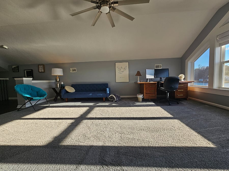 Upstairs futon
