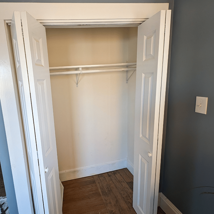 This is your closet and the switch to the right controls the lighting inside the closet