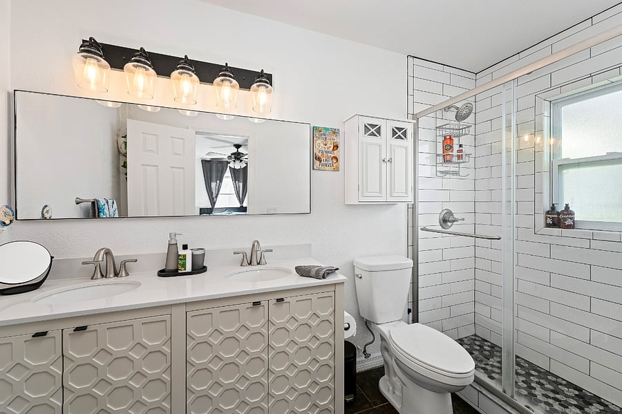 Master bath inside master bedroom