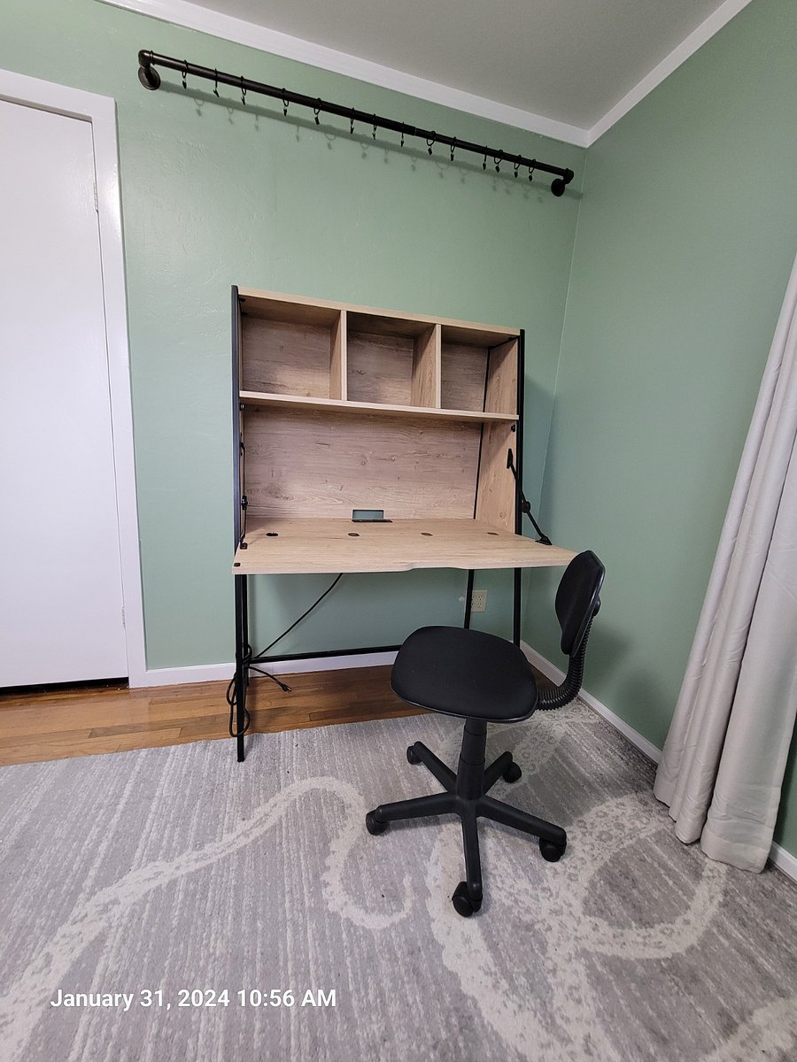 Desk workspace included in bedroom 2