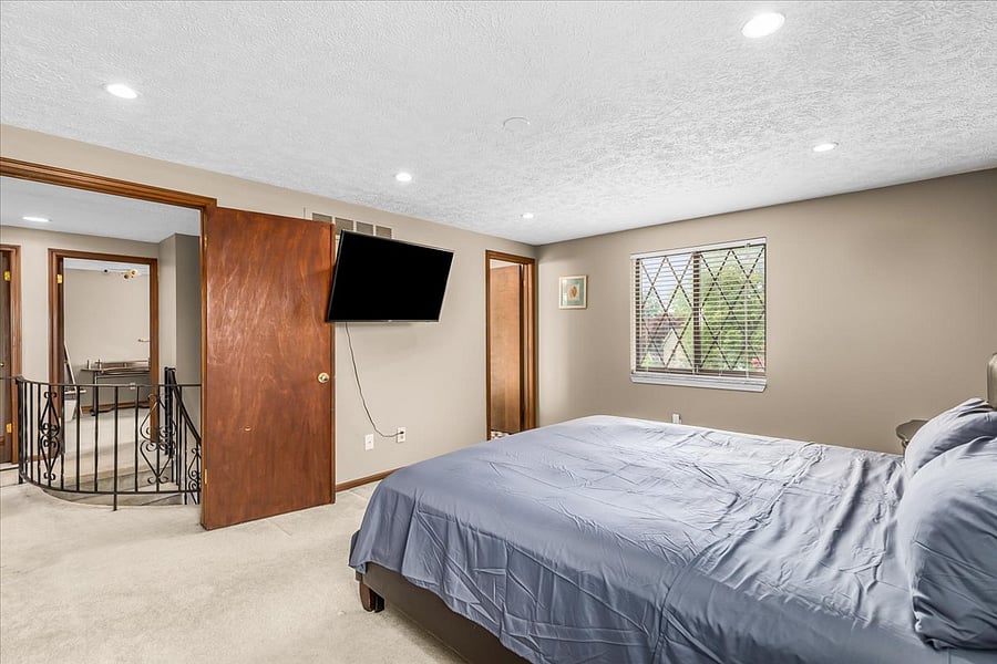 A dresser under the TV has been added to the Master Bedroom. I will update the picture soon.