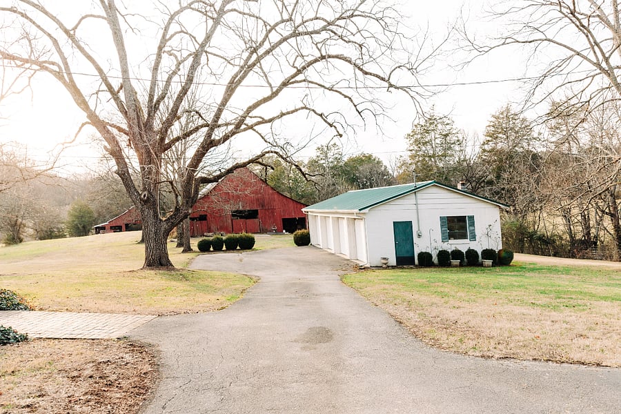 One parking spot available in the detached garage and there are two dedicated parking spots across the driveway by the house.