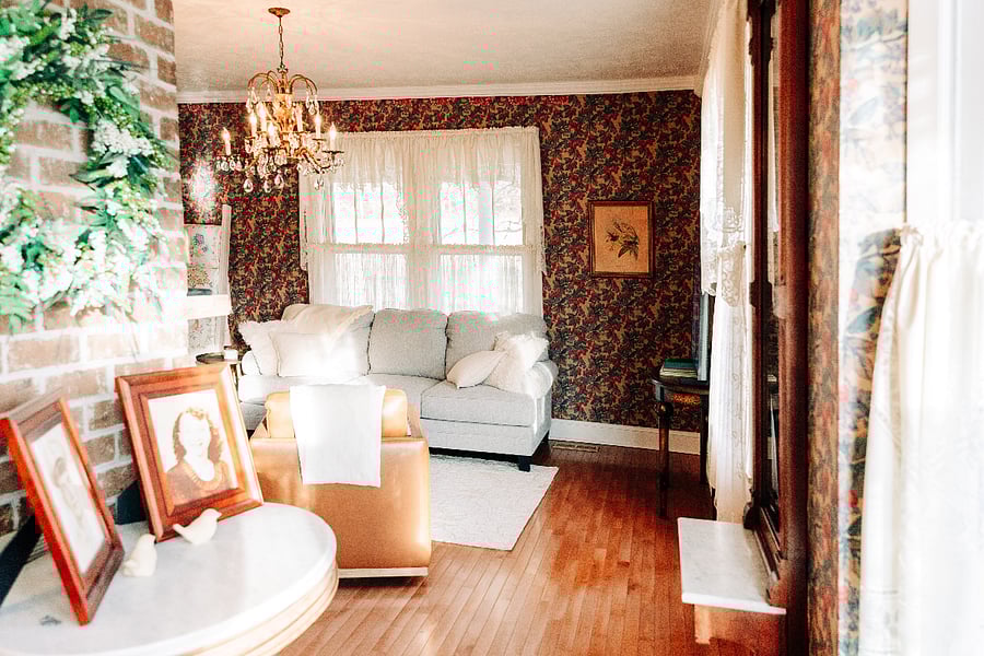 Pictures of my grandparents who lived in this house, worked the land for decades, and raised my father here.