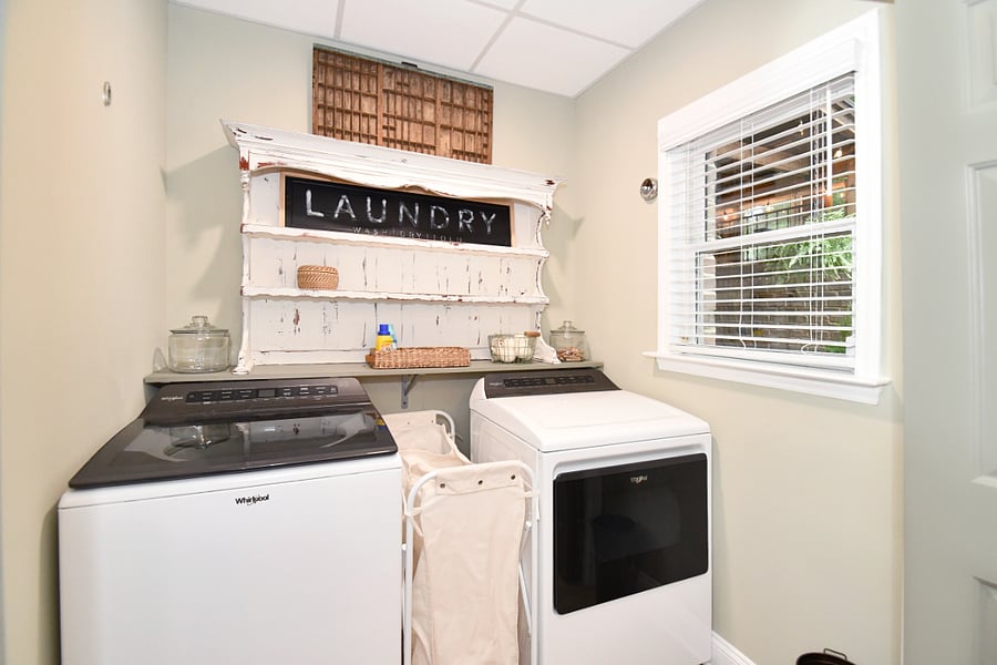 Laundry area