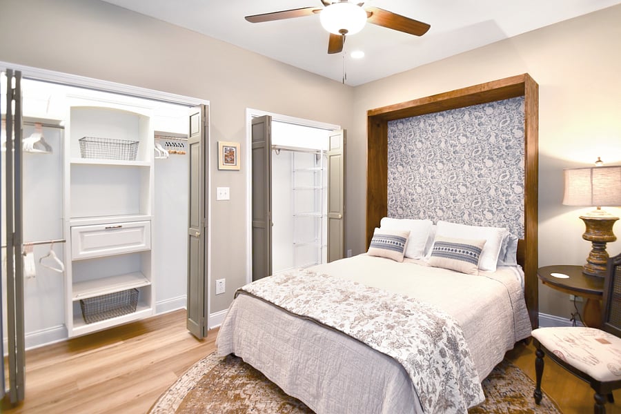 Second bedroom has 2 reach-in closets