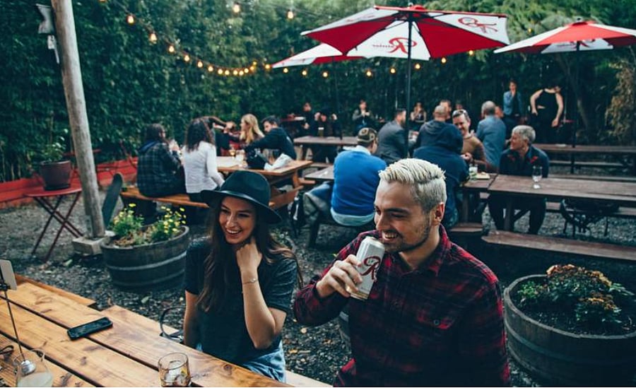 The Backyard Social restaurant and bar 0.5 miles away