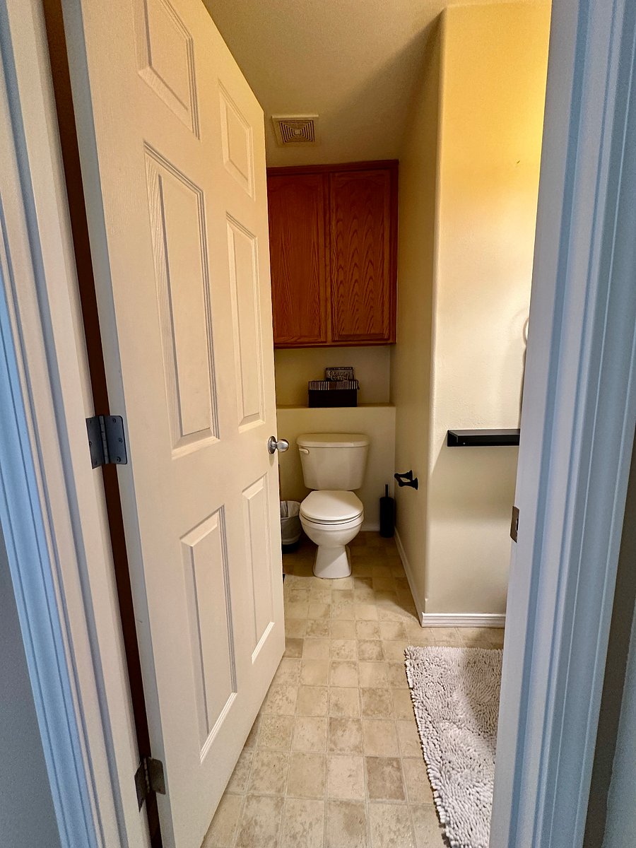 Semi private 1/2 bath located right outside bedroom #1