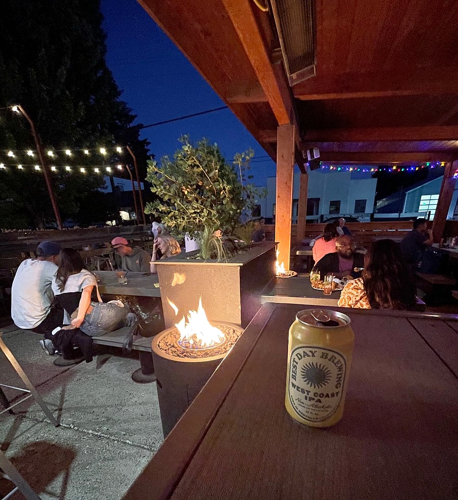 The Old Gold whiskey bar and restaurant, a short walk from the house, open until 11pm. Cool outdoor patio year around.
