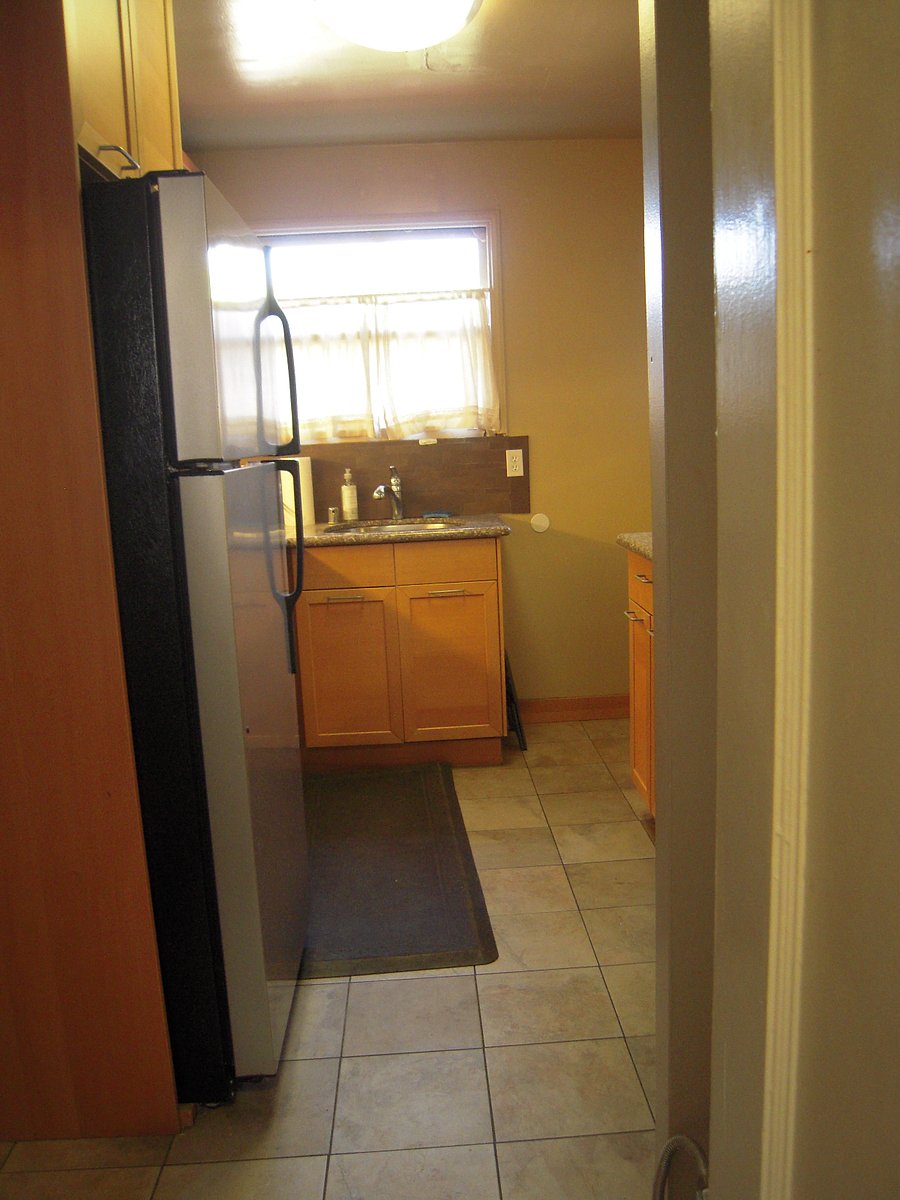 Entrance to updated kitchen.
