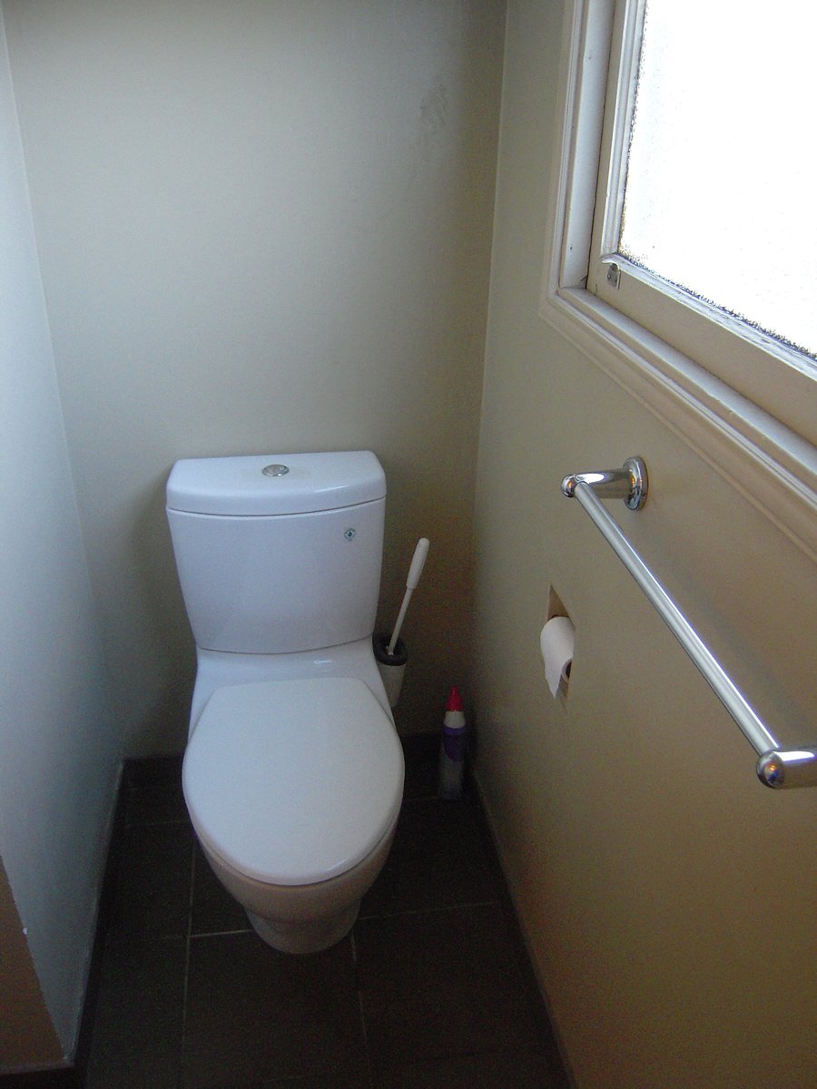High efficency toilet.