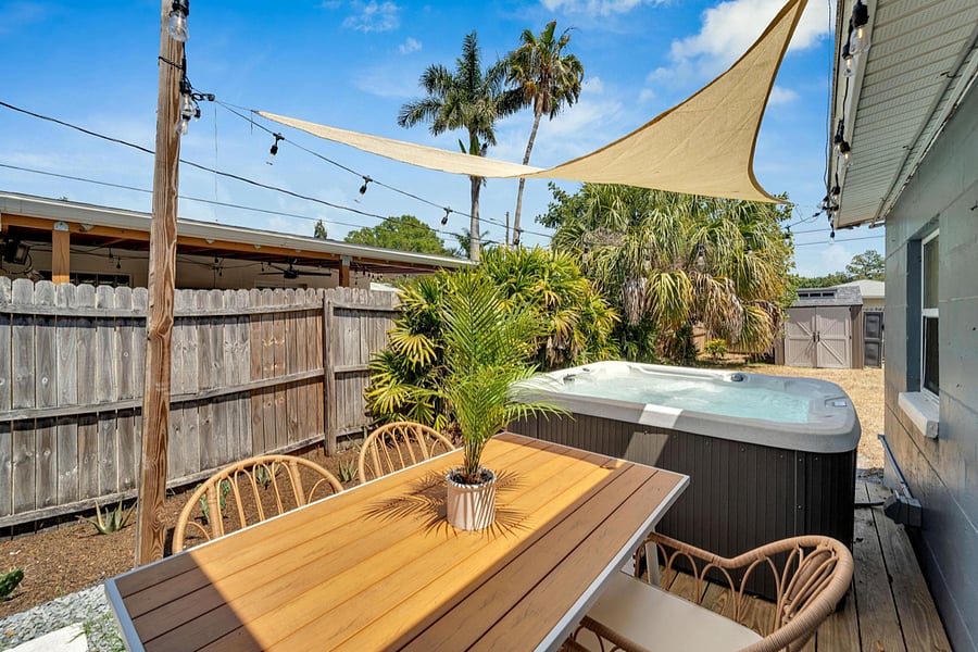 Beautiful outdoor oasis