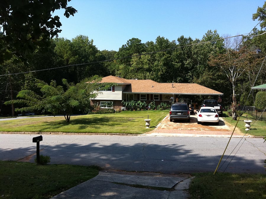 Your 20 ft. by 70 ft. driveway. Parking so you can get in or out anytime.