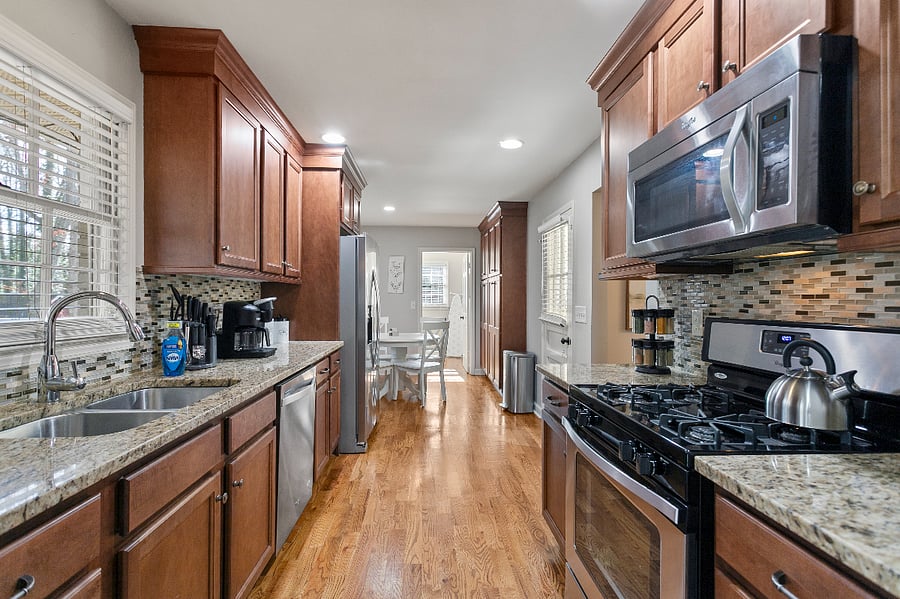 fully stocked chef kitchen
