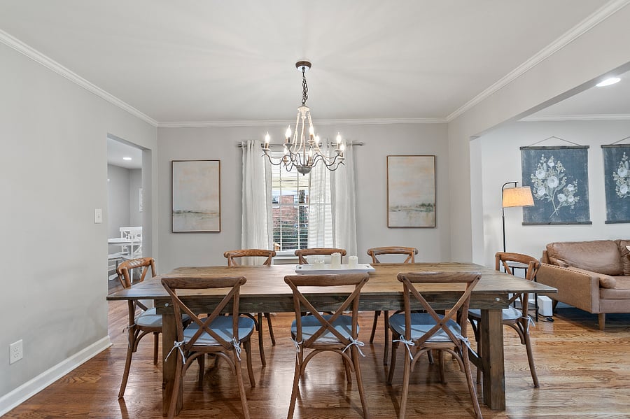 open dining space 