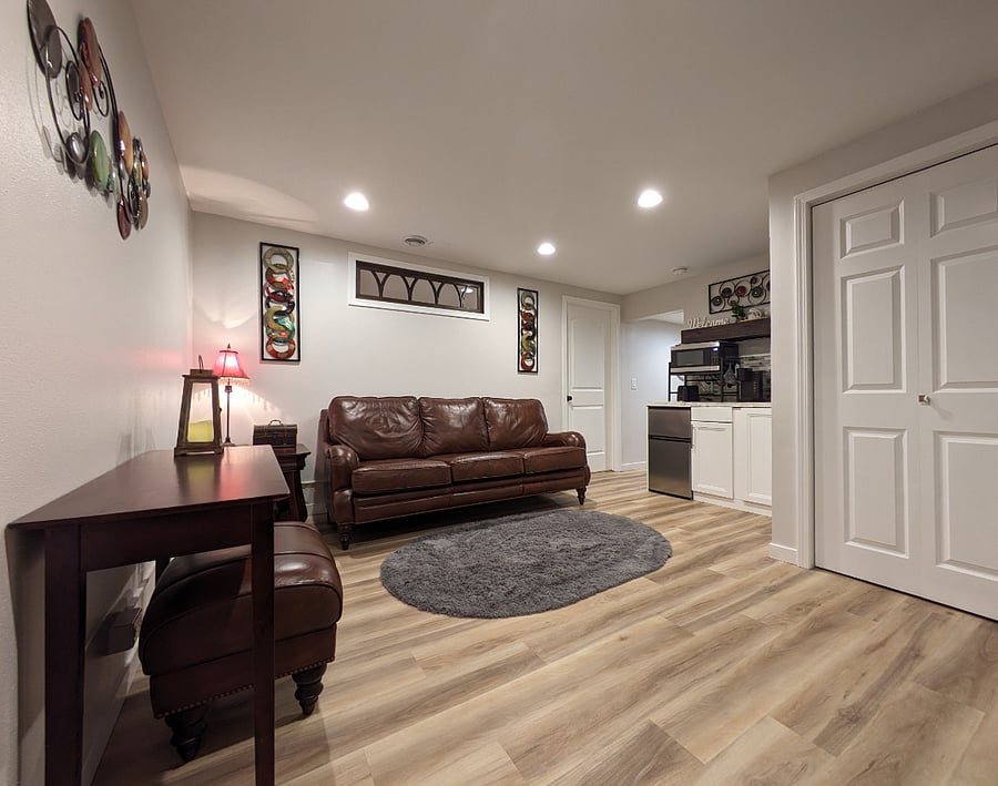Basement living room suite