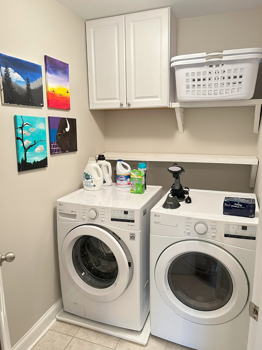 Laundry room with all laundry essentials