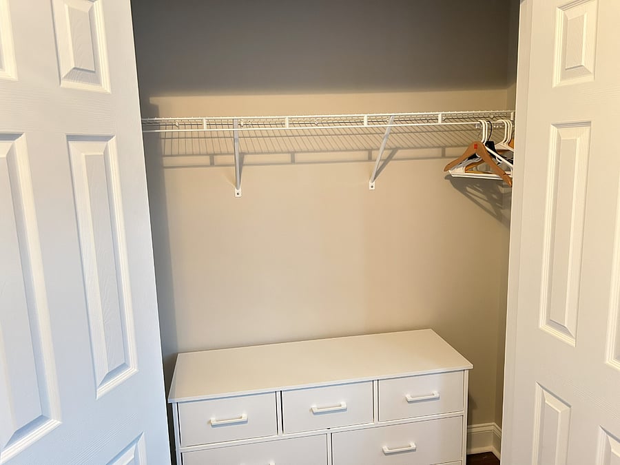 Downstairs Bedroom Closet