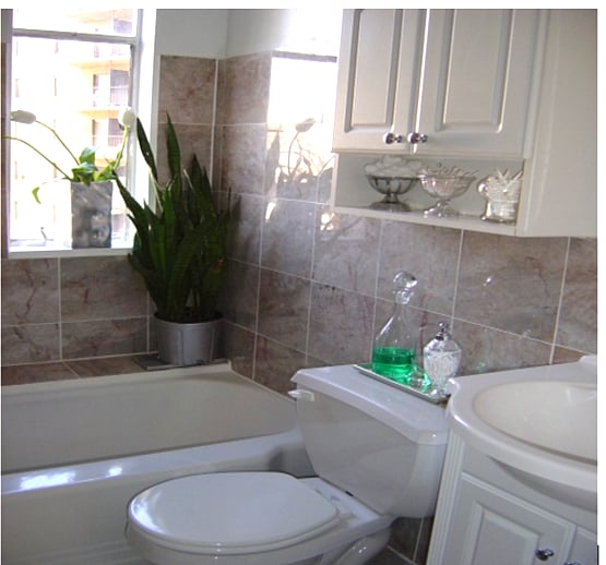Marble bathroom