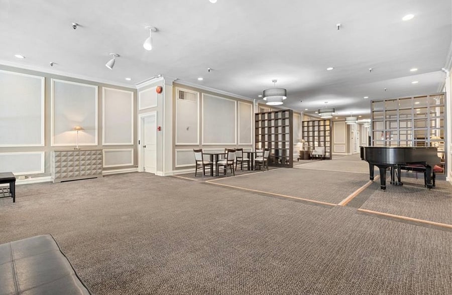 Lower level lobby