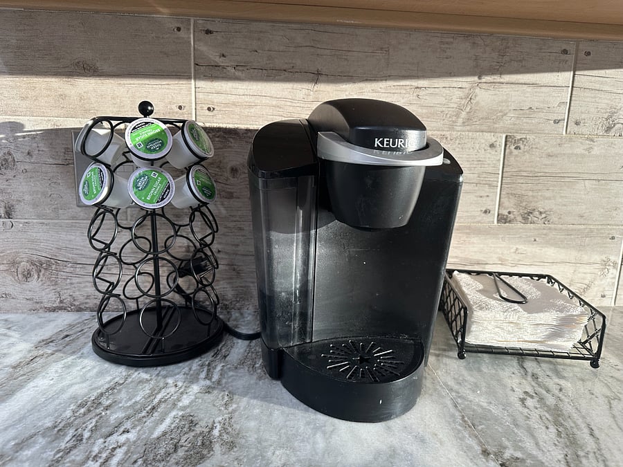 Enjoy morning coffee on us!
