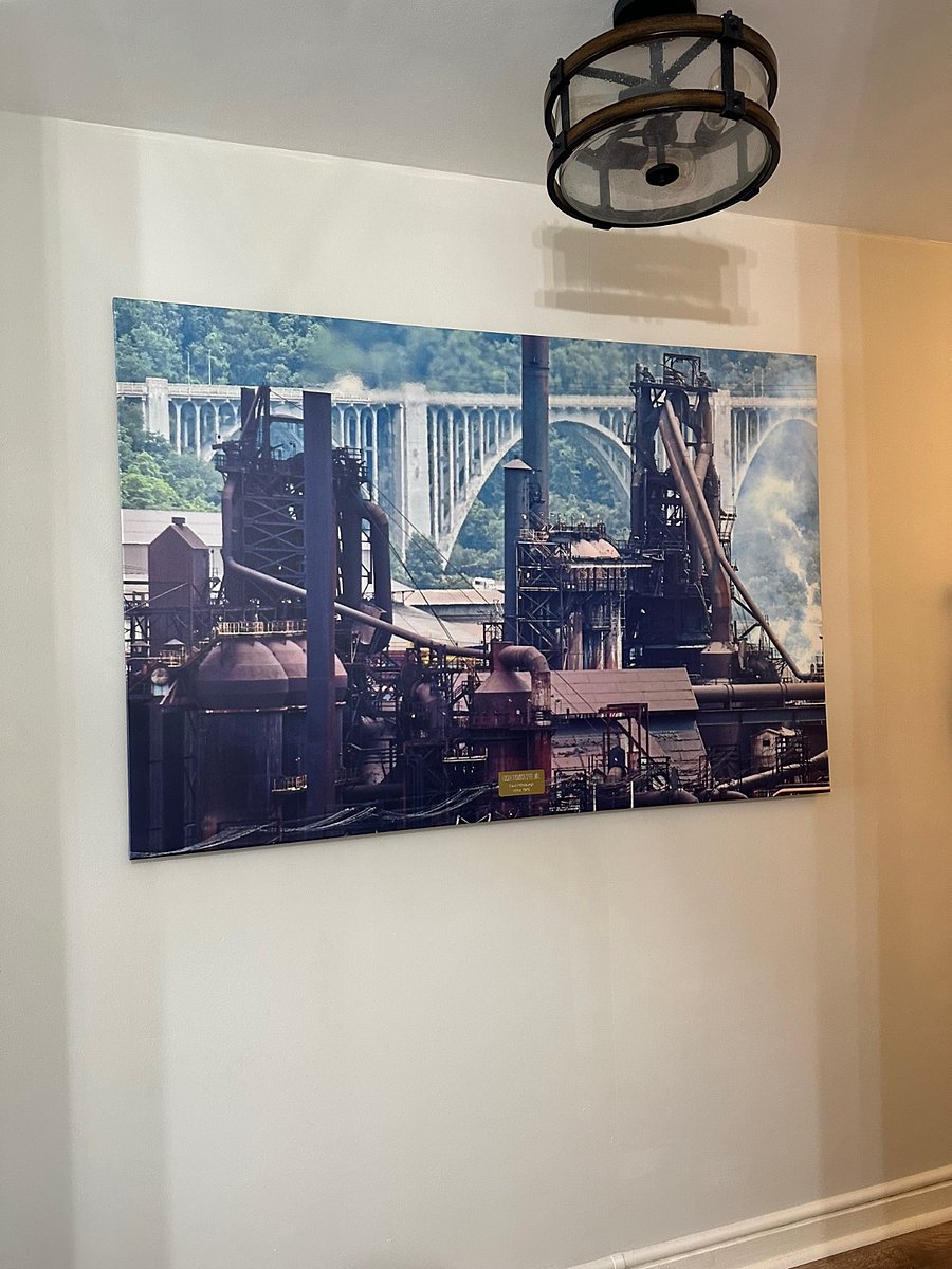 Pittsburgh decor can be found throughout the Studio