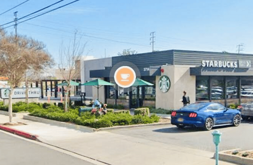 5 different Starbucks all within 1/2 mile.