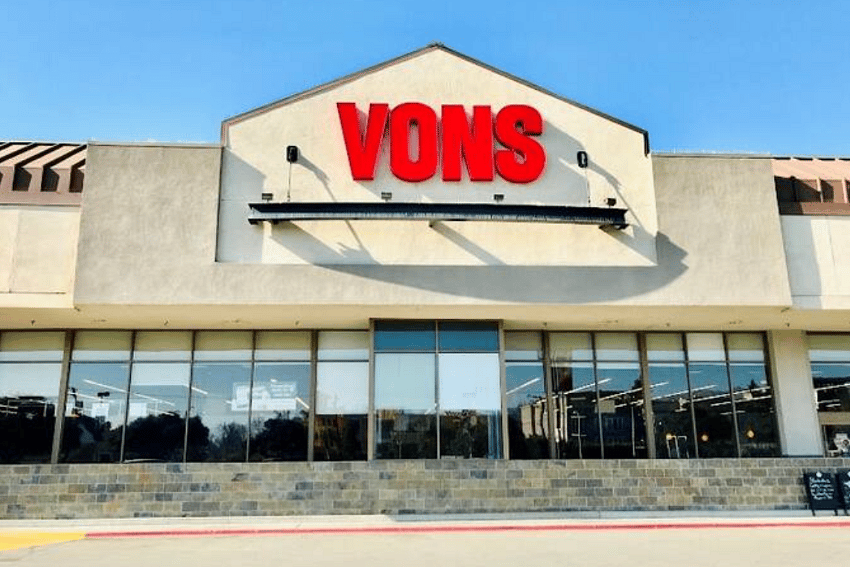 Vons grocery store across the street at the Lakeside shopping center.