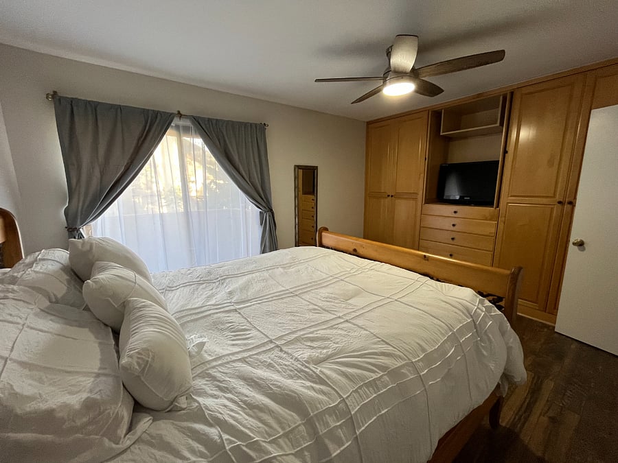 Main Bedroom with ample closet space.