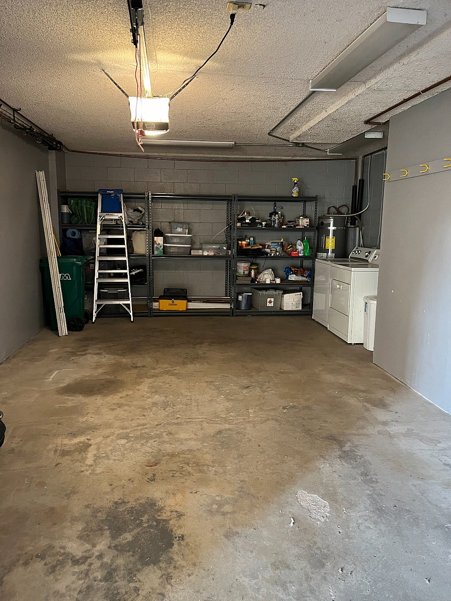 1 car attached garage