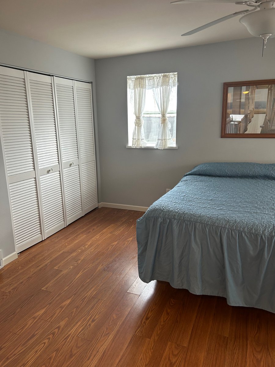 Master bedroom w 3 closets plus dresser.