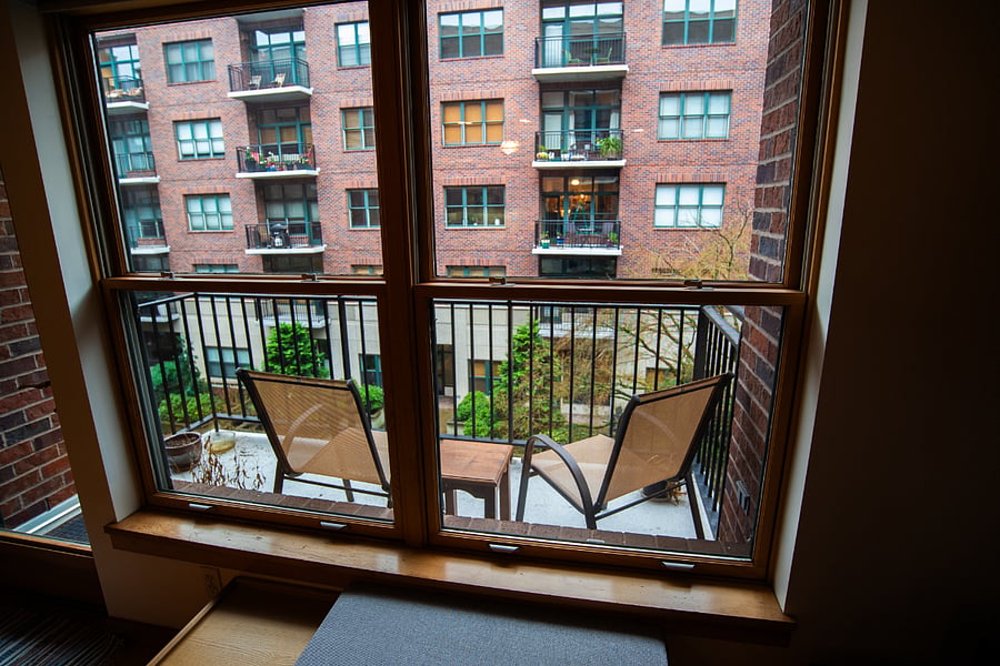 Private balcony
