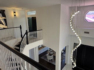 upstairs hallway view