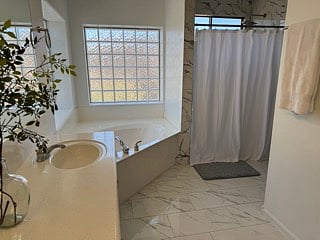 master bathroom