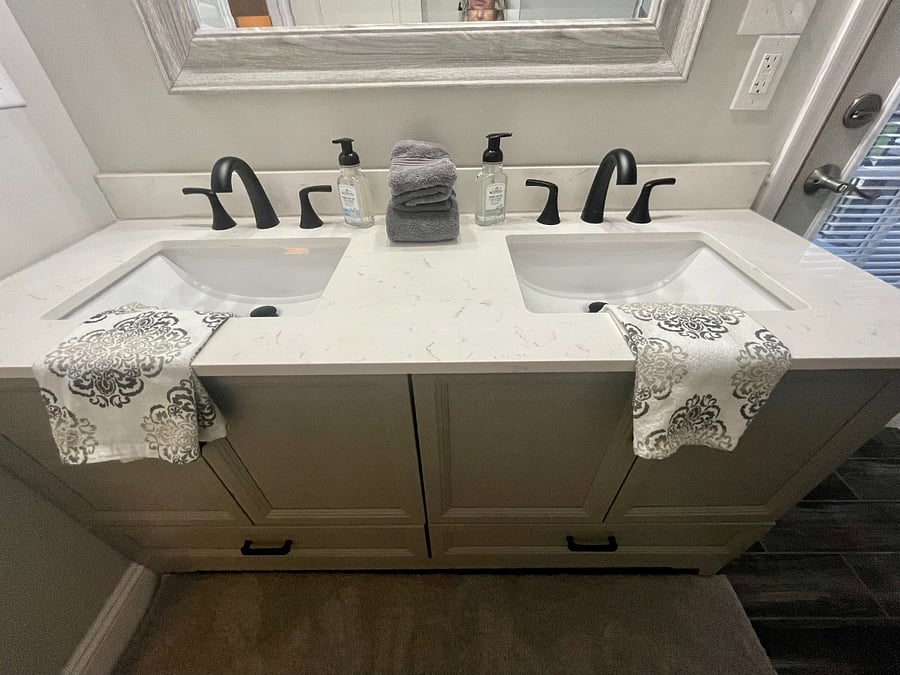 Primary Bath with dual sinks
