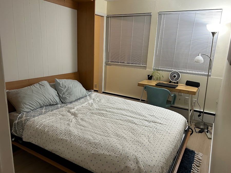 Murphy Bed for guests!