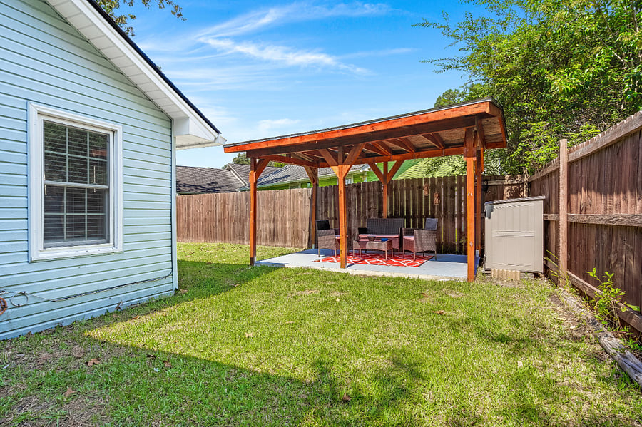 Fully Fenced in Yard