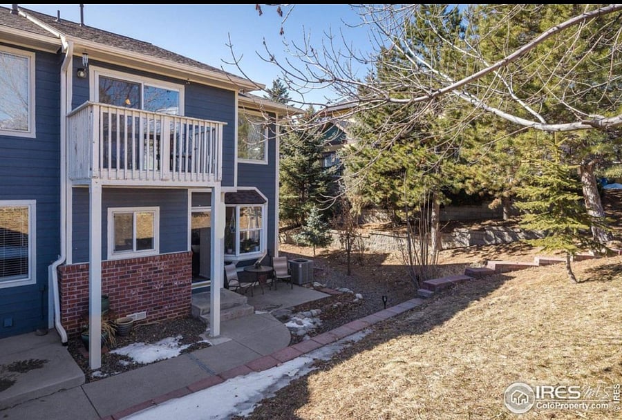 End unit townhome-style condo is situated in a quiet Westminster neighborhood with trees, grass area and garden in the summer!