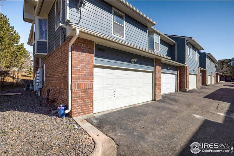 Spacious 2 car attached garage ensures effortless and secure arrival at your doorstep. Bright outdoor lighting on driveway and sensor lights on side of building.