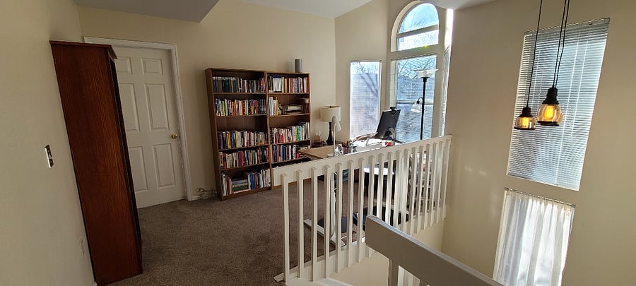 Cozy loft reading area w/ amazing natural light!