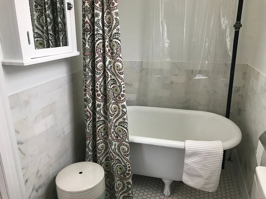 First floor full bath