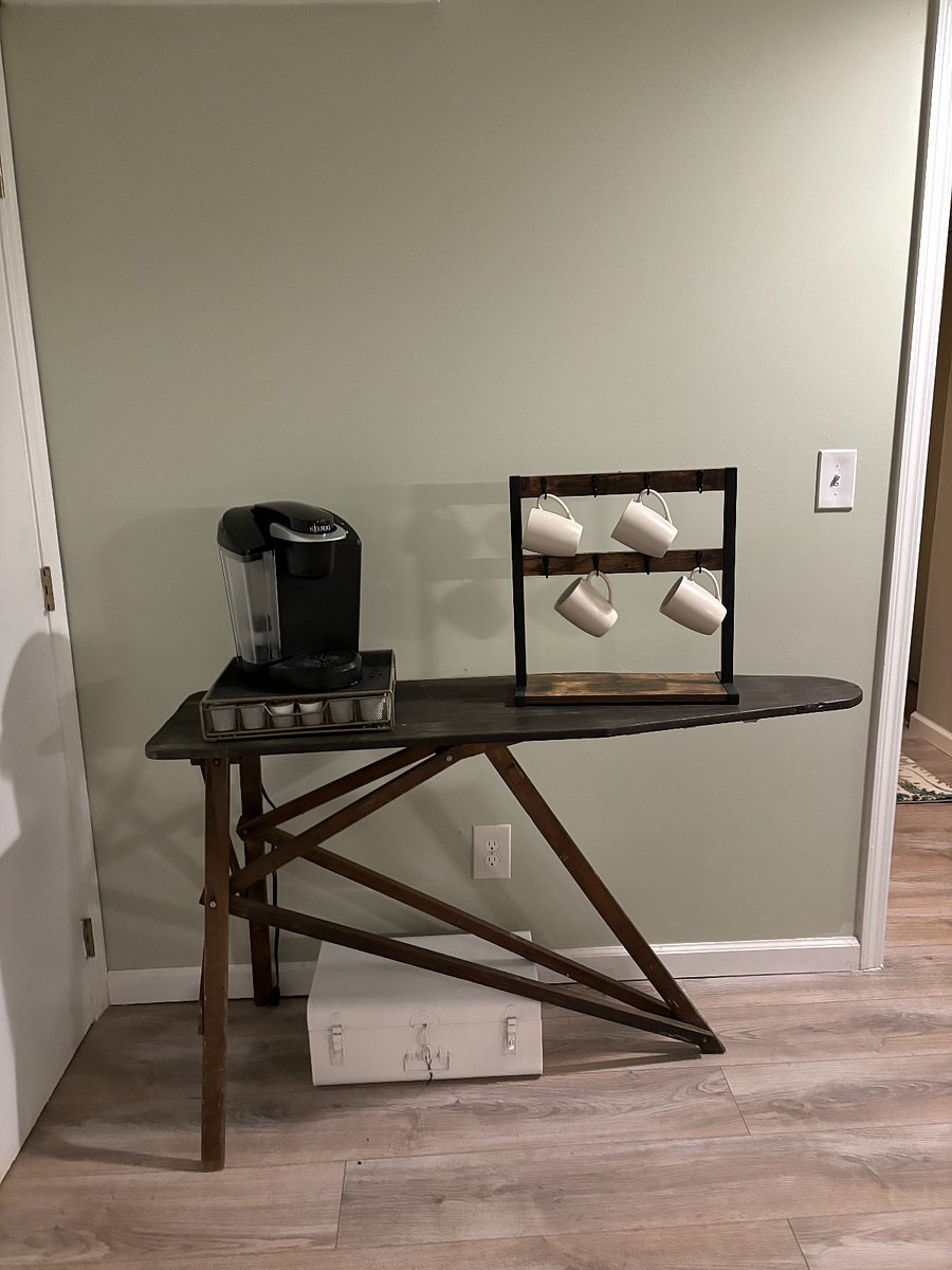 Convient coffee station
